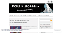 Desktop Screenshot of doblekultocinema.com